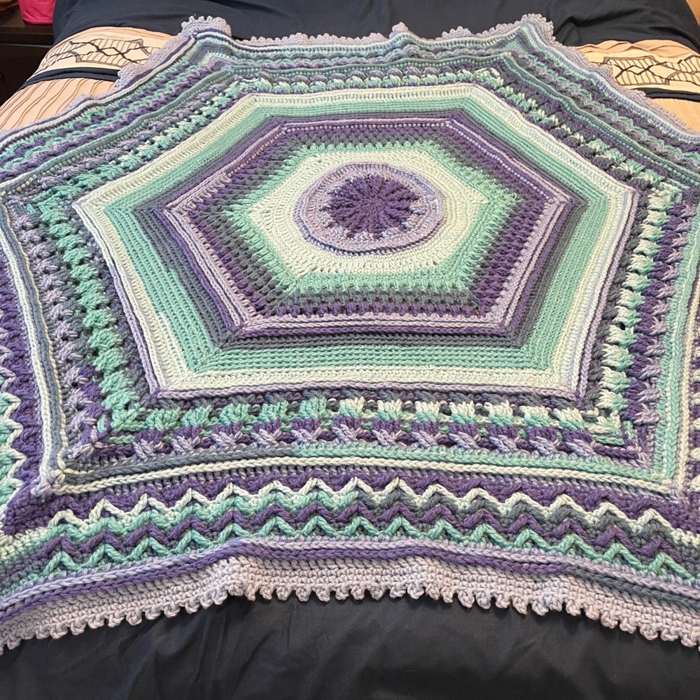 Crochet blanket beautiful